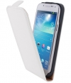 Mobiparts Premium Flip Case Samsung Galaxy S4 Mini i9195 - Wit