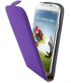Mobiparts Premium Flip Case Samsung Galaxy S4 i9505 - Paars