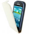Mobiparts Premium Flip Case Samsung Galaxy S3 Mini i8190 - Wit