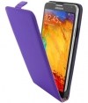 Mobiparts Premium Flip Case Samsung Galaxy Note 3 N9005 - Paars