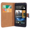 Mobiparts Classic Wallet Book Case HTC One - Black