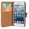 Mobiparts Classic Wallet Book Case Apple iPhone 5 / 5S - White