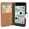 Mobiparts Classic Wallet Book Case Apple iPhone 5C - White
