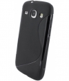 Mobiparts S-Shape TPU Case Black voor Samsung Galaxy Core i8260