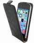 Mobiparts Vintage Flip Case voor Apple iPhone 4 / 4S - Black