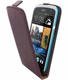 Mobiparts Vintage Flip Case voor HTC Desire 500 - Rubin Red