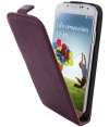 Mobiparts Vintage Flip Case Samsung Galaxy S4 i9505 - Rubin Red