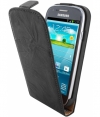 Mobiparts Vintage Flip Case Samsung Galaxy S3 Mini i8190 - Black