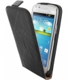 Mobiparts Vintage Flip Case voor Samsung Galaxy Core i8260 Black