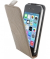 Mobiparts Vintage Flip Case voor Apple iPhone 4 / 4S - Creme
