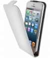 Mobiparts Classic Flip Case voor Apple iPhone 5 / 5S - White