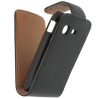 Xccess PU Leather Flip Case Zwart Samsung Galaxy Pocket S5300