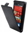 Dolce Vita Flip Case / Beschermtasje HTC Windows Phone 8X - Zwart