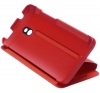 HTC One Mini Hard Shell Case with Flip Cover HC V851 - Rood