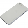 Rock Back Cover Naked Shell + Beschermfolie iPhone 5 / 5S - Wit