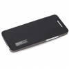 Rock Elegant Shell Flip / Book Case voor HTC One Mini - Zwart