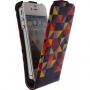 Mobilize Ultra Slim Flip Case Apple iPhone 4/4S - Viola Triangle