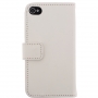 Mobilize Slim Wallet Book Case White voor Apple iPhone 4 / 4S