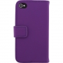 Mobilize Slim Wallet Book Case Purple voor Apple iPhone 4 / 4S