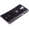 Rock Back Cover NEW Naked Shell voor Sony Xperia T - Zwart