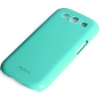 Rock Colorful Back Cover + Display Folie Galaxy S3 i9300 - Blauw