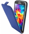 Mobiparts Premium Flip Case voor Samsung Galaxy S5 - Blue