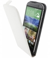 Mobiparts Premium Flip Case voor HTC One (M8) - White