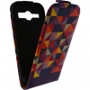 Mobilize Ultra Slim Flip Case Samsung Galaxy Core Viola Triangle