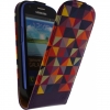 Mobilize Ultra Slim Flip Case voor Galaxy S3 Mini Viola Triangle