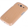 Rock Luxurious Back Cover voor Samsung Galaxy S3 i9300 - Bruin