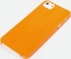 Rock Back Cover Texture + Beschermfolie iPhone 5 / 5S - Oranje