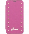 Guess Folio Book Case for Samsung Galaxy S5 - Studded Pink
