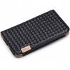 Rock Weaver Side Wallet Case Samsung Mega 6.3 (i9200) - Zwart