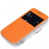 Rock Excel S-View Flip Case / Book Cover Galaxy S4 Zoom - Oranje