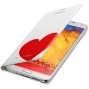 Samsung Flip Wallet Case Galaxy Note 3 - Moschino Heart Red