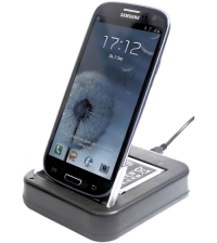 Samsung Galaxy S3 USB Dual Desktop Cradle met Accu Laadstation