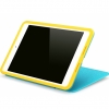 Rock Texture Double Color Case voor Apple iPad Mini - Lichtblauw