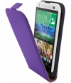 Mobiparts Premium Flip Case voor HTC One Mini 2 - Purple