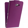 Xccess PU Leather Flip Case voor Sony Xperia M2 - Paars