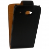 Xccess PU Leather Flip Case voor HTC Desire 601 - Zwart