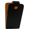 Xccess PU Leather Flip Case voor HTC Desire 300 - Zwart