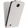 Xccess PU Leather Flip Case voor HTC Desire 300 - Wit