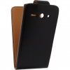 Xccess PU Leather Flip Case voor Huawei Ascend Y530 - Zwart