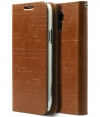 Zenus Lettering Diary Case Samsung Galaxy S4 mini i9195 - Brown
