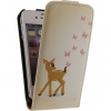 Mobilize Ultra Slim Flip Case voor Apple iPhone 4 / 4S - Deer