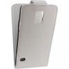 Xccess PU Leather Flip Case voor Samsung Galaxy S5 - Wit
