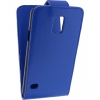 Xccess PU Leather Flip Case voor Samsung Galaxy S5 - Blauw
