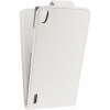 Xccess PU Leather Flip Case voor Huawei Ascend P7 - Wit