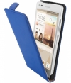 Mobiparts Premium Flip Case Leather voor Huawei Ascend G6 - Blue
