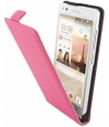 Mobiparts Premium Flip Case Leather voor Huawei Ascend G6 - Pink